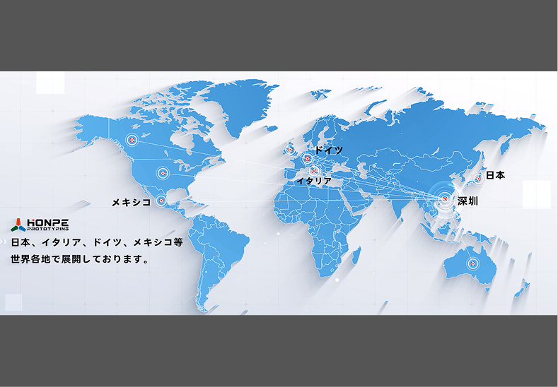 世界規模でのサービス